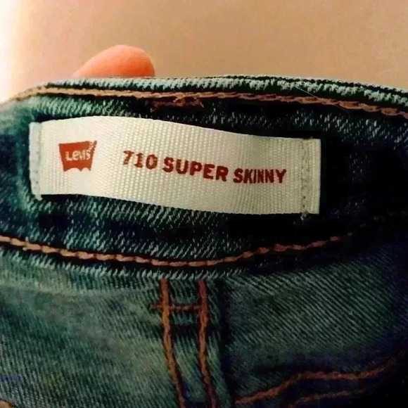 Girls size 12 Levi's  710 super skinny - Picture 5 of 6